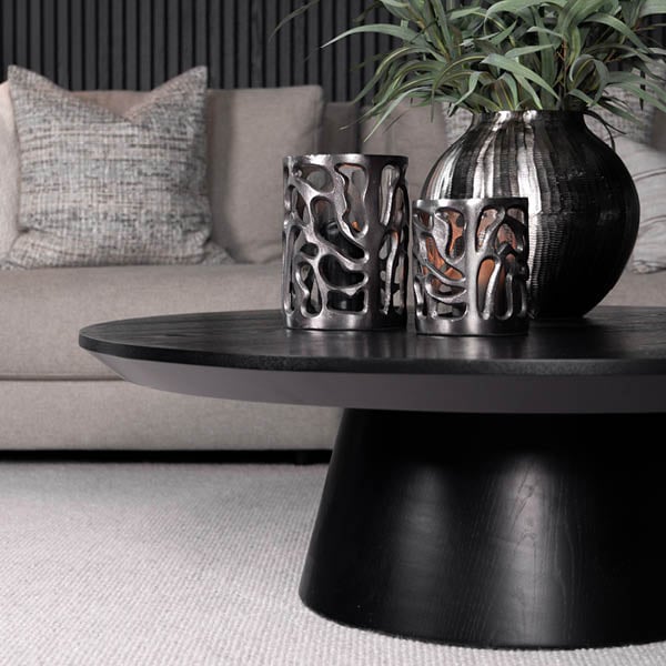 Cloud Round Coffee Table 120 black Artwood  — kuva 2