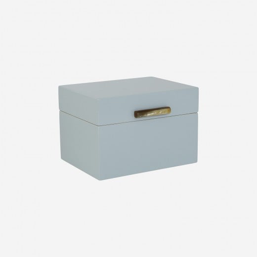 Lacquer Box with Horn Stick B baby blue Oi Soi Oi 
