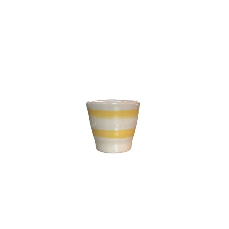 Munakuppi Capri Stripes lemon Bruka Design  — kuva 2