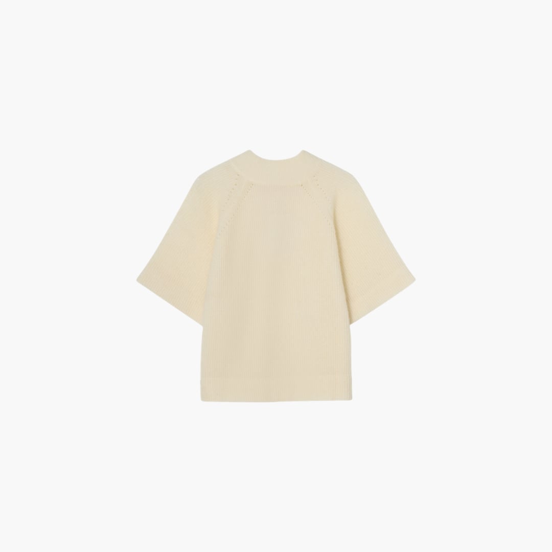 Vilaine Cardigan neuletakki ecru Busnel  — kuva 3
