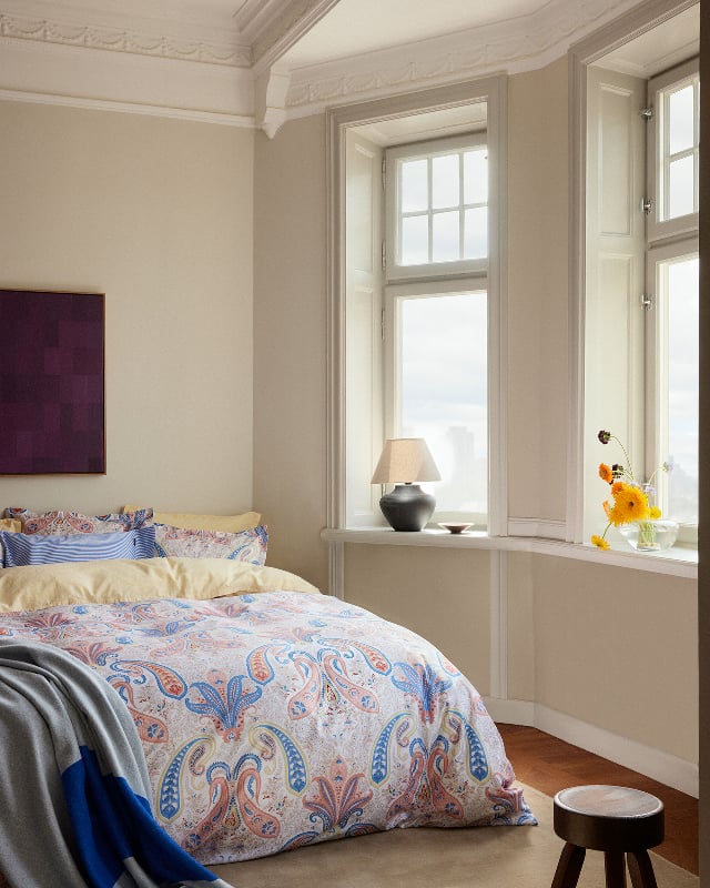 Key West Paisley Pillowcase guava orange Gant Home  — kuva 4