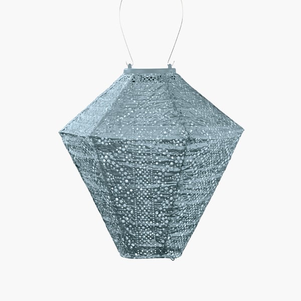 Siniharmaa Diamond Lace aurinkokennolyhty 28Ø, Lumiz