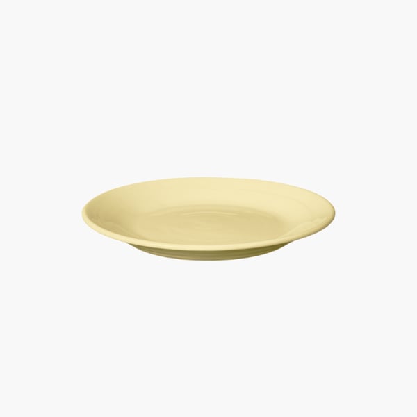 Lautanen Capri keltainen 22 cm Bruka Design 