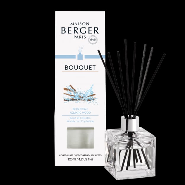 Bouquet Cube Aquatic Wood Maison Berger