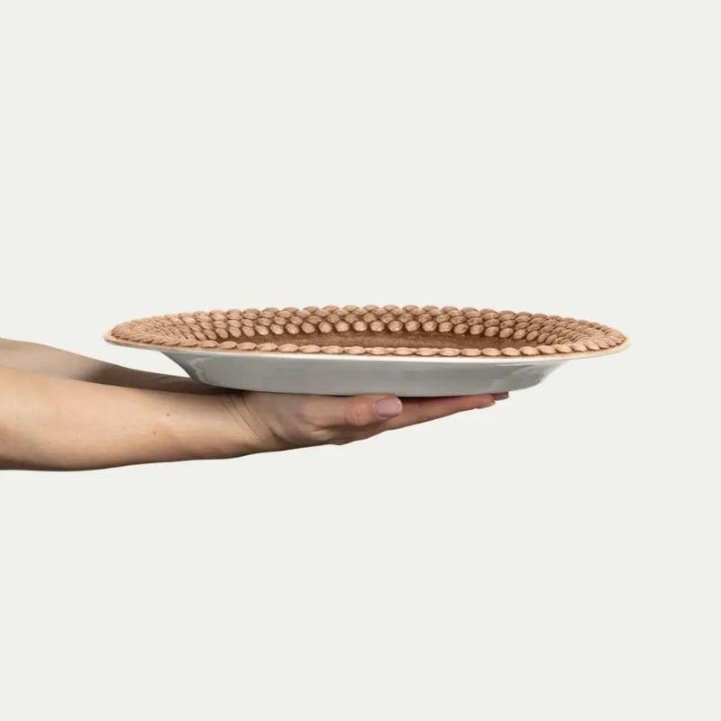 Mateus Bubbles Plate 35x30 cinnamon  — kuva 2