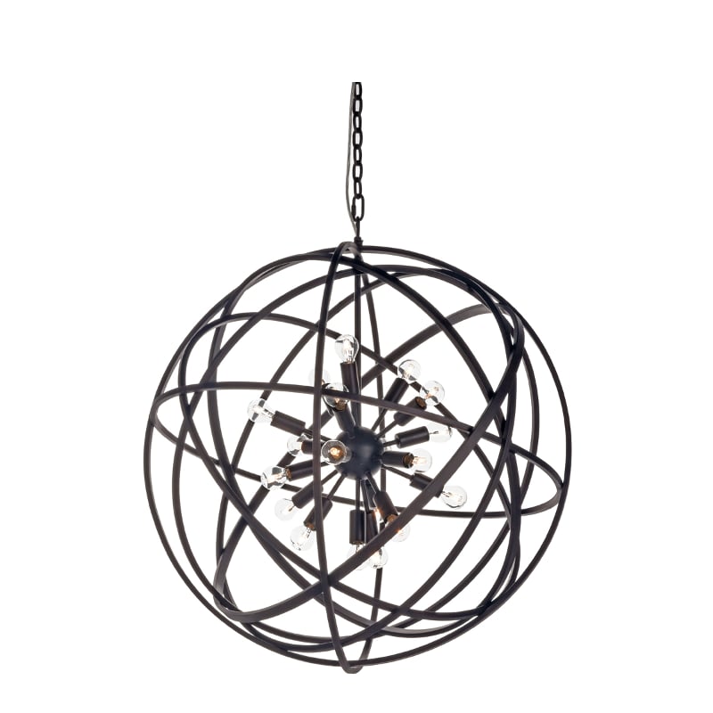 Nest Ceiling Lamp Black Artwood — kuva 1