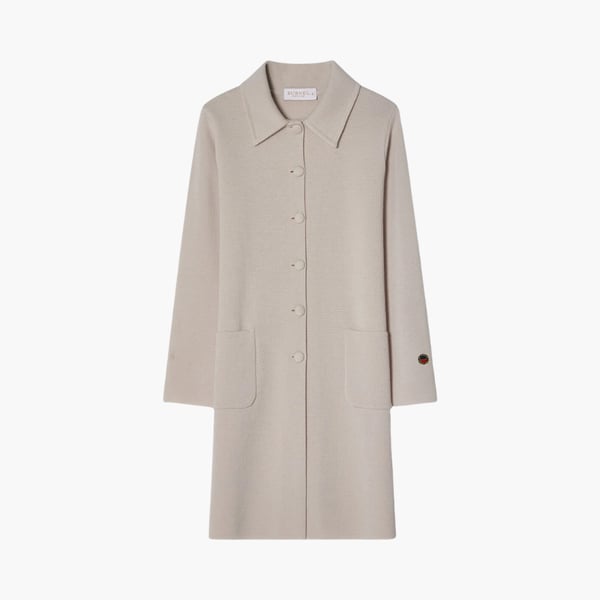 Lilli coat villaneuletakki silver birch, Busnel