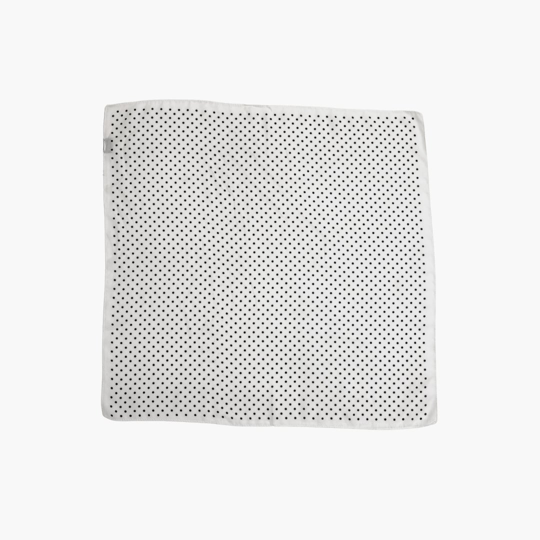 Dot Scarf off white/black huivi Bow19
