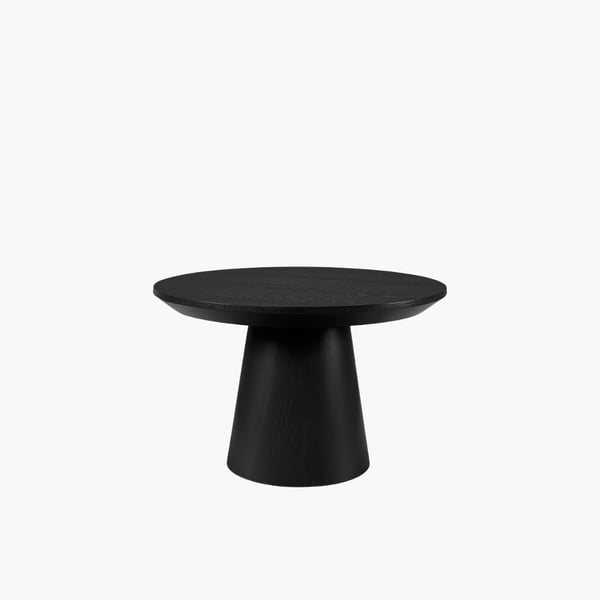 Cloud Round Coffee Table 80 black Artwood