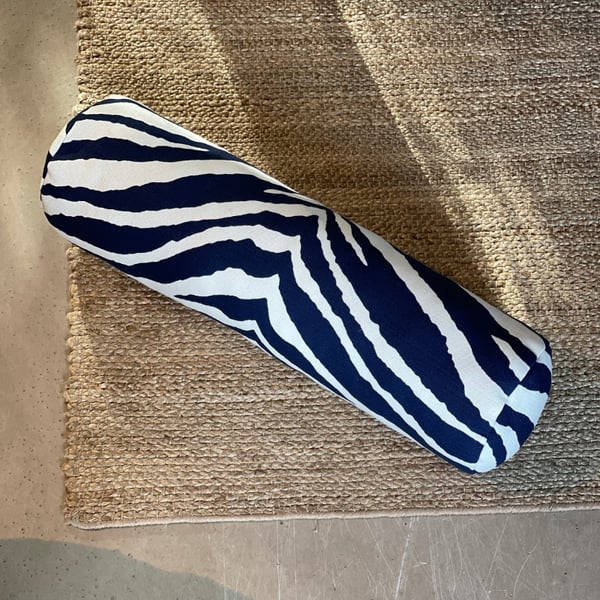 Zebra Bolster navy blue 