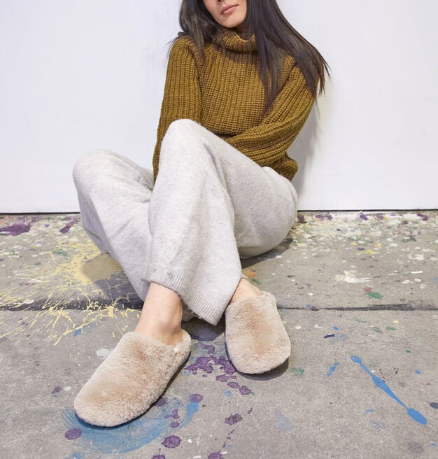 Slippers Norte beige Victoria — kuva 3