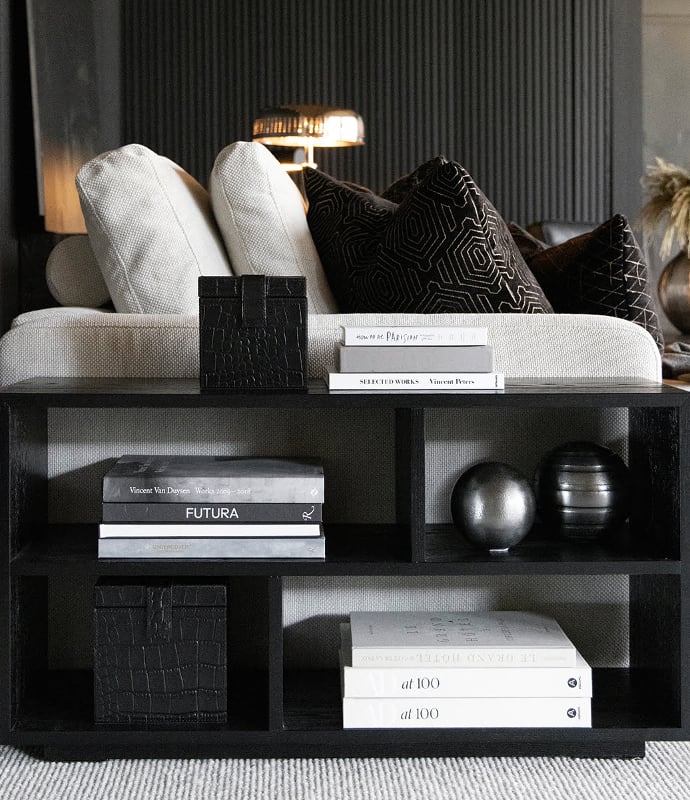 Marcello Box M black croco Artwood  — kuva 2