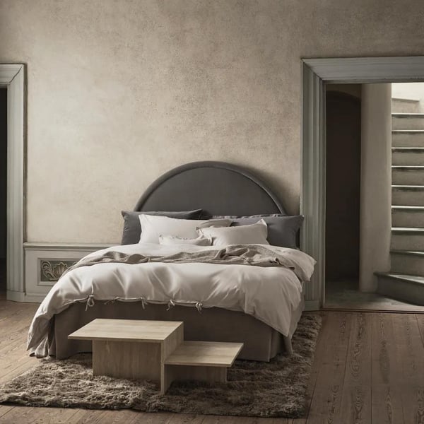 Satina Duvet Cover 220x220 sand Mille Notti 