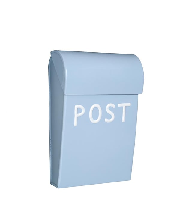 Postilaatikko mini vaaleansininen Bruka Design