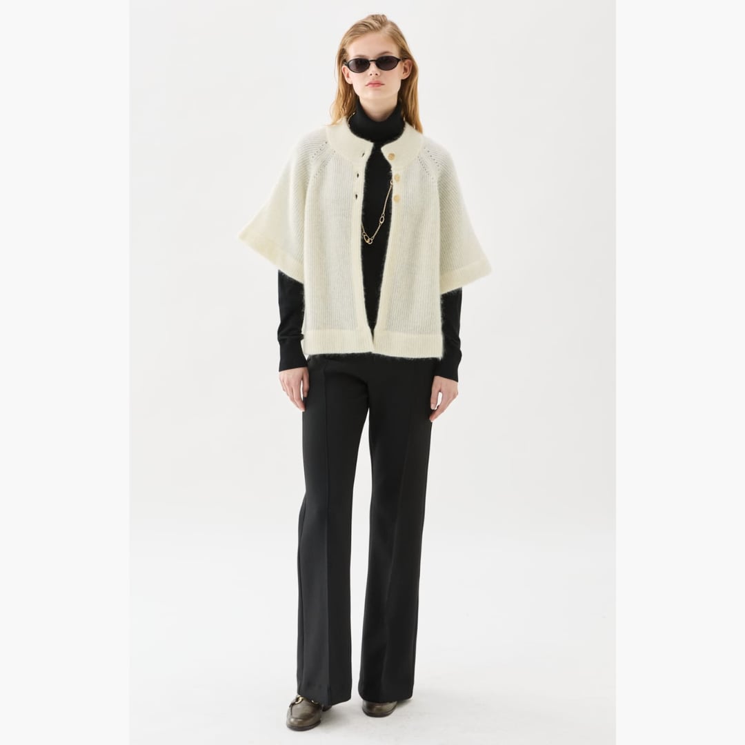 Vilaine Cardigan neuletakki ecru Busnel  — kuva 2