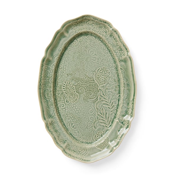 Large Oval Dish antique Sthål 