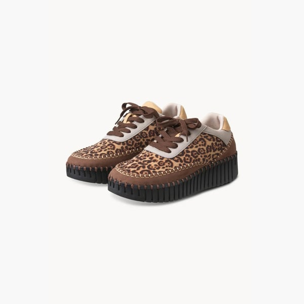 Tulip Sneaker brown black leo Ilse Jacobsen 