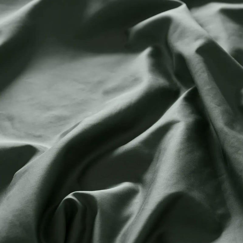 Satina Duvet Cover 150x210 green Mille Notti  — kuva 3