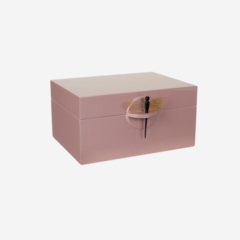Box with Dragonfly XL old rose Oi Soi Oi  — kuva 1