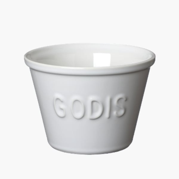 Godis kulho pieni valkoinen, Bruka Design