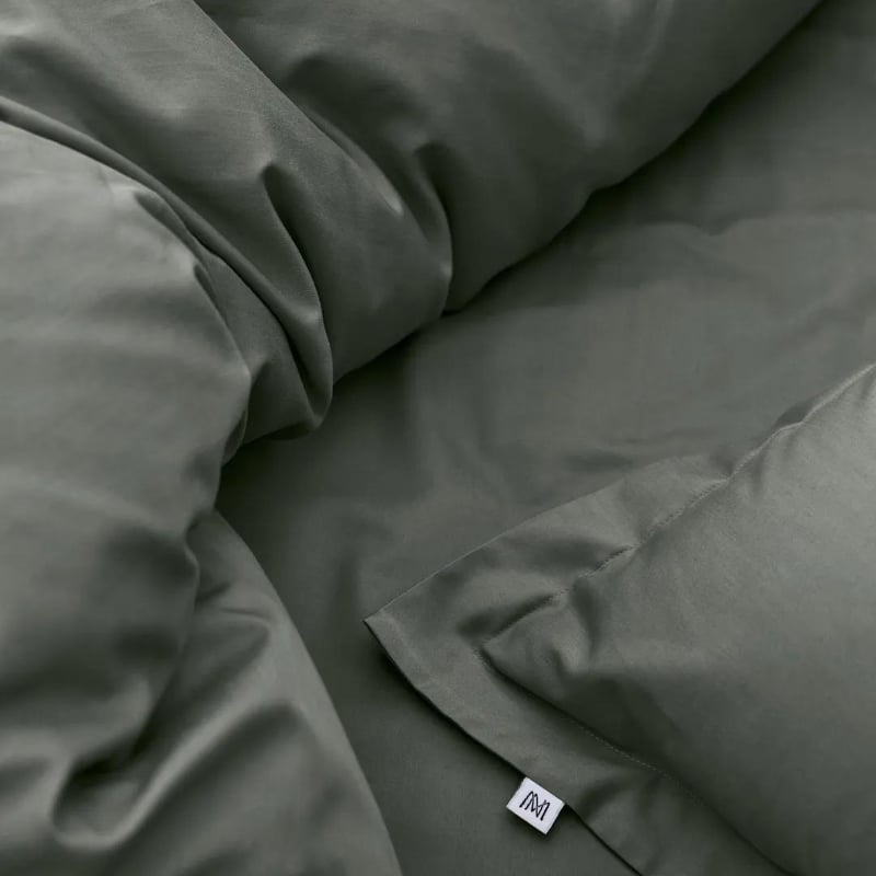 Satina Duvet Cover 220x220 green Mille Notti  — kuva 4