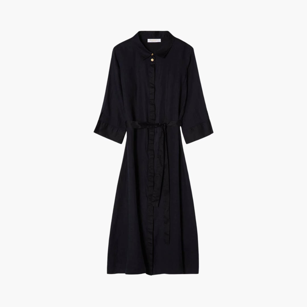 Nala Linen Midi mekko marine Busnel  — kuva 1