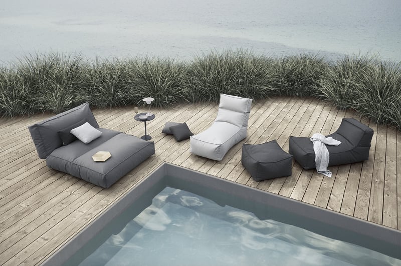 Lounger Stay L coal Blomus  — kuva 2