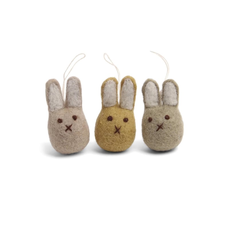 Huovutettu pupukoriste Mini Bunnies, Gry & Sif  — kuva 1