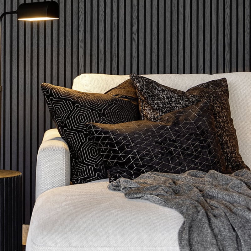Laurel Diamond Cushion Cover dark brown 60x40 Artwood  — kuva 1