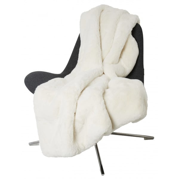 Fluffy Blanket ivory Skinnwille