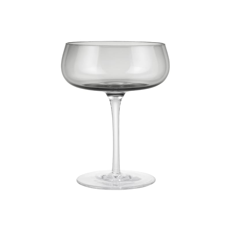 Champagne Coupe Belo Set of 2 smoke Blomus