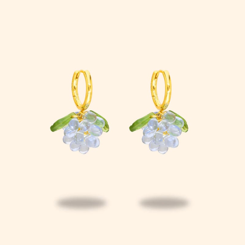 Mini Blueberry Jam Earrings Annele  — kuva 1
