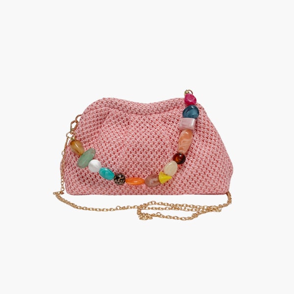 Loelle Bead -laukku pink Bow19