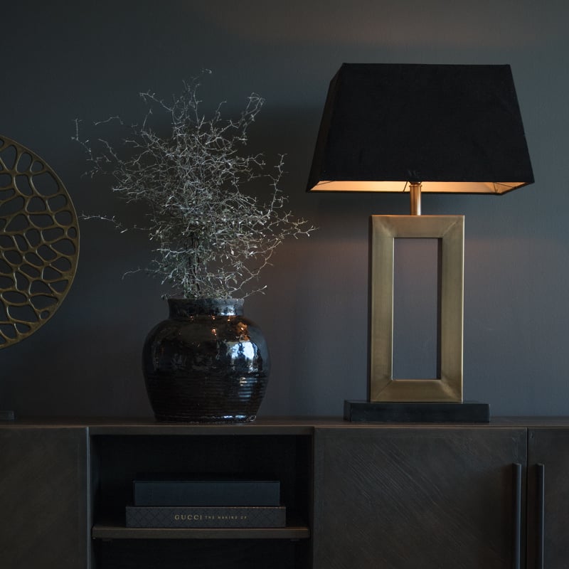 Arezzo Table Lamp Brass Artwood — kuva 1