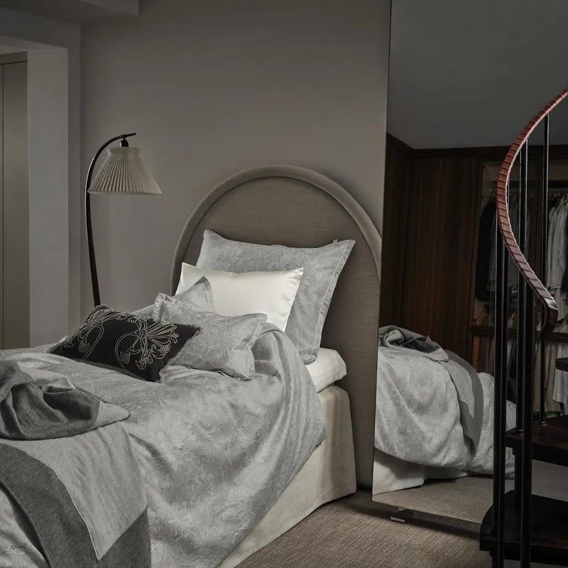 Honeysuckle & Tulip Duvet Cover 220x220 grey Mille Notti  — kuva 1