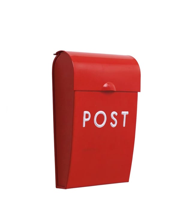 Postilaatikko mini punainen Bruka Design