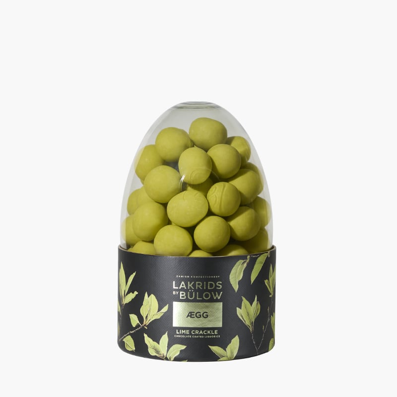 Lakrids by Bülow EGG LIME CRACKLE 470g pääsiäismuna — kuva 1