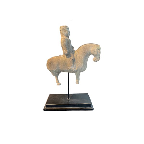 Chinese Man on Horse Adnan Flamant 