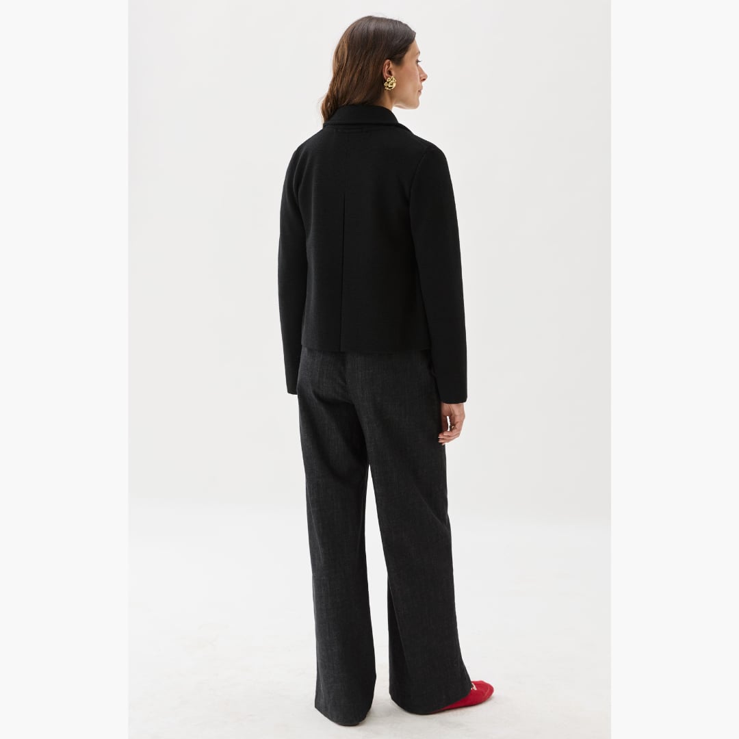 Lea Jacket neulejakku musta Busnel  — kuva 4