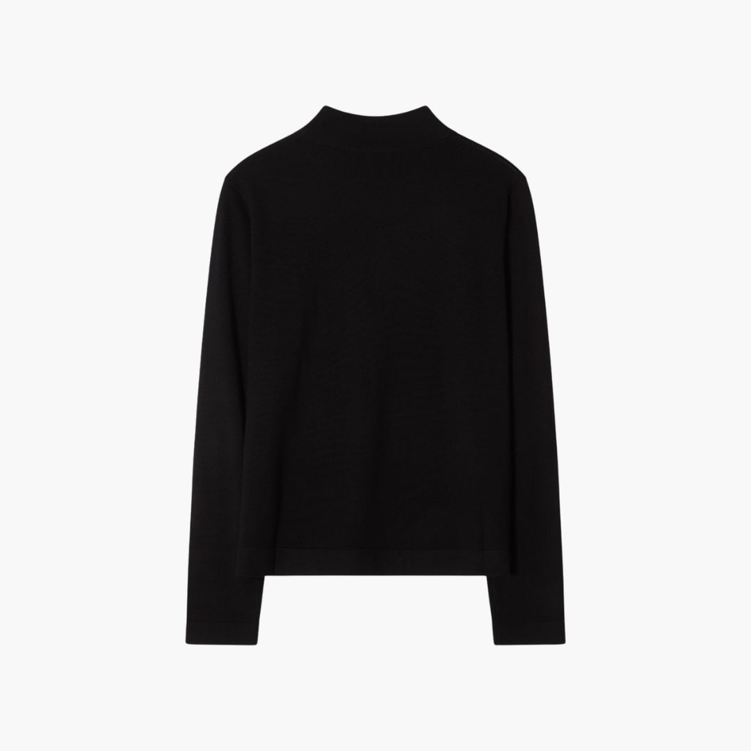 Odette Turtleneck poolo musta Busnel  — kuva 3
