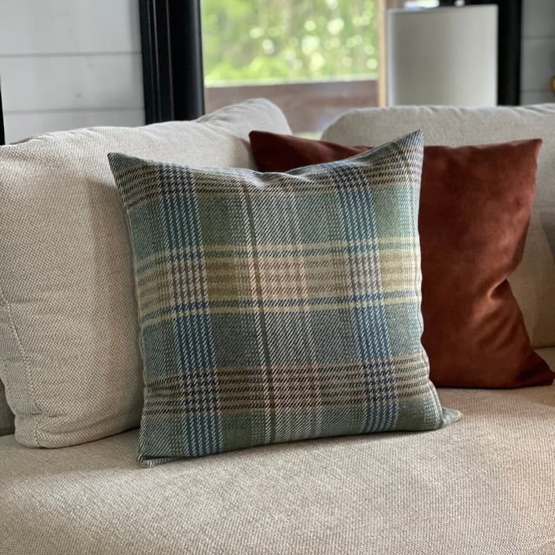 Mulberry Braemar teal Cushion Cover 50x50 — kuva 1