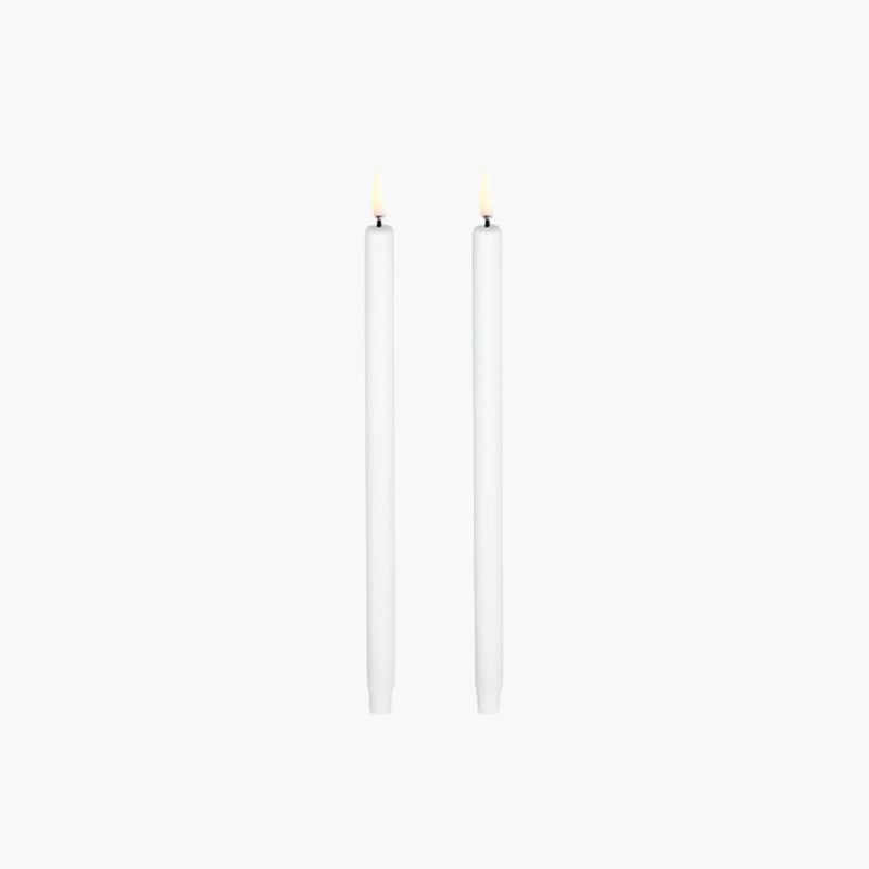 STOFF Nagel LED Canldes s/2 white 