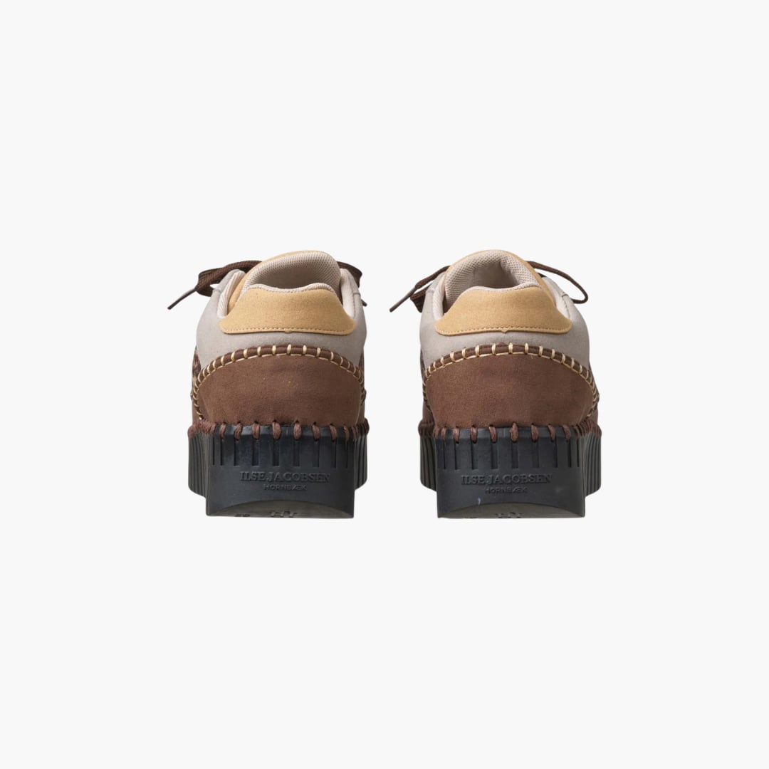 Tulip Sneaker brown black leo Ilse Jacobsen  — kuva 2