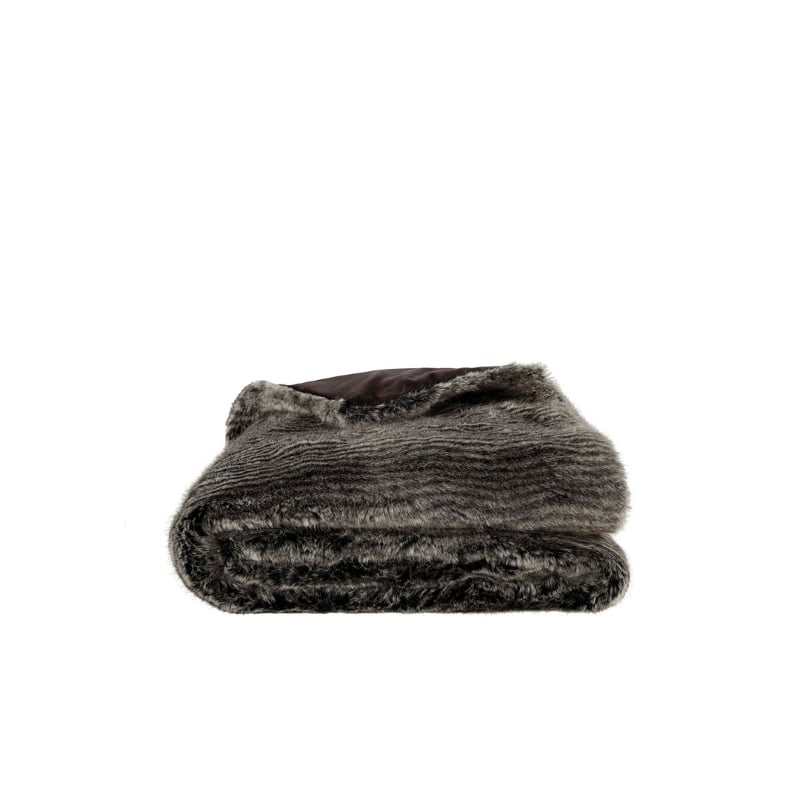 Leia Stripe grey Throw 150x260 Artwood