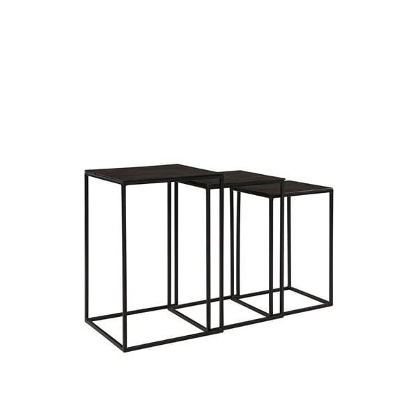 Nova Side Table S/3 black Artwood