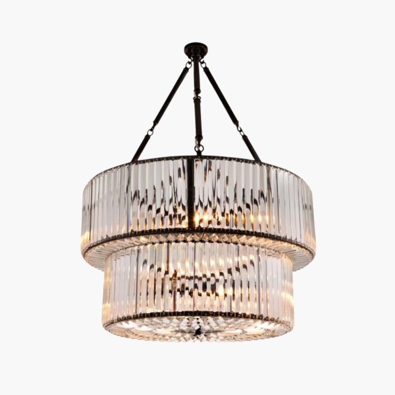 Chandelier Infinity Double gunmetal Eichholtz — kuva 1