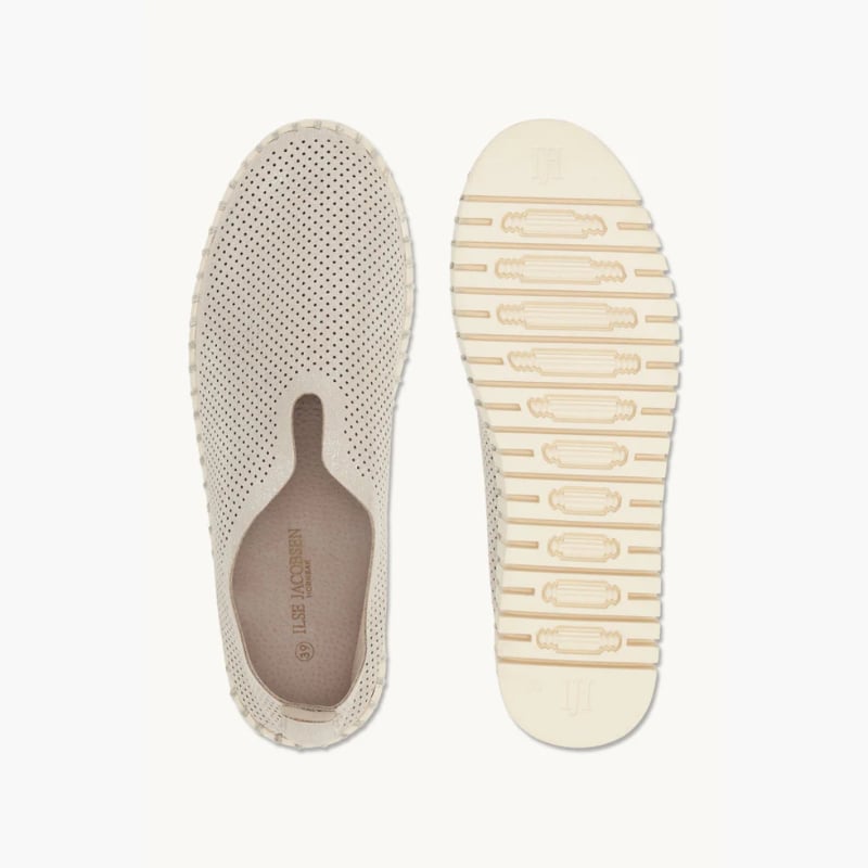 Platform Tulip kenkä Glitter, Silver Pearled Ivory, Ilse Jacobsen — kuva 2