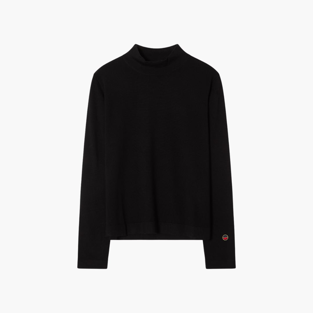 Odette Turtleneck poolo musta Busnel  — kuva 1