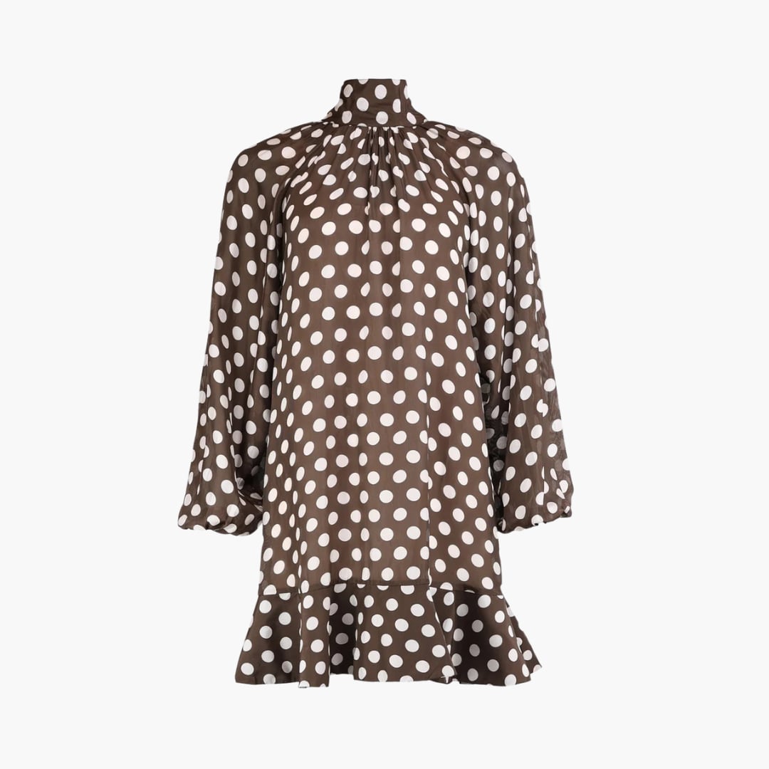 Striped Organza Shift Dress dots By TiMo — kuva 1