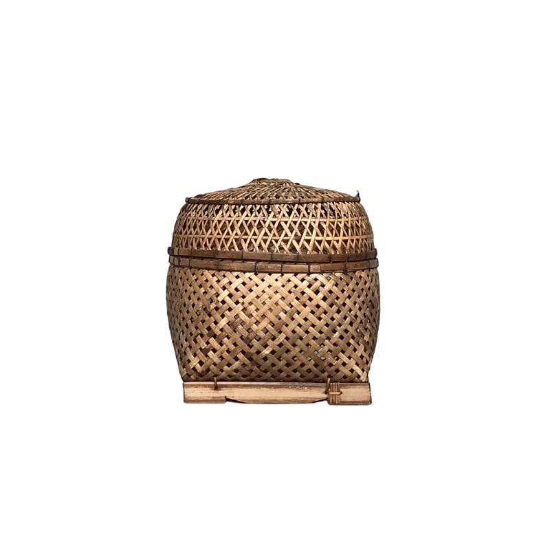Janina Rattan Basket brown Noori Objects  — kuva 1